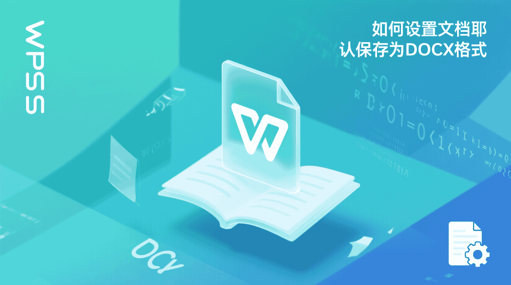 WPS如何设置文档默认保存为DOCX格式?